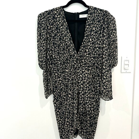 IRO Victoria Puff Sleeve Dress (Sz 38) - Picture 3 of 5